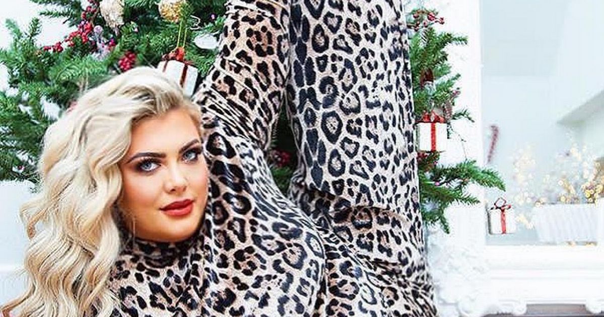 Gemma Collins shows off flexibility as she copies Victoria Beckham’s iconic pose