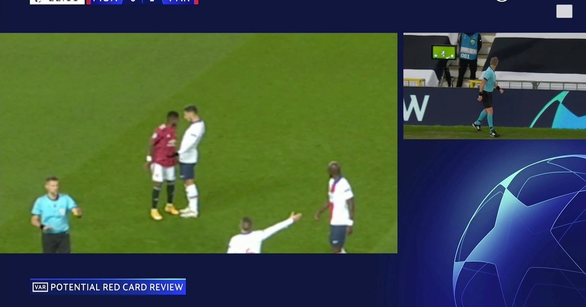 Sending off offences explained as Man Utd’s Fred escapes red card against PSG
