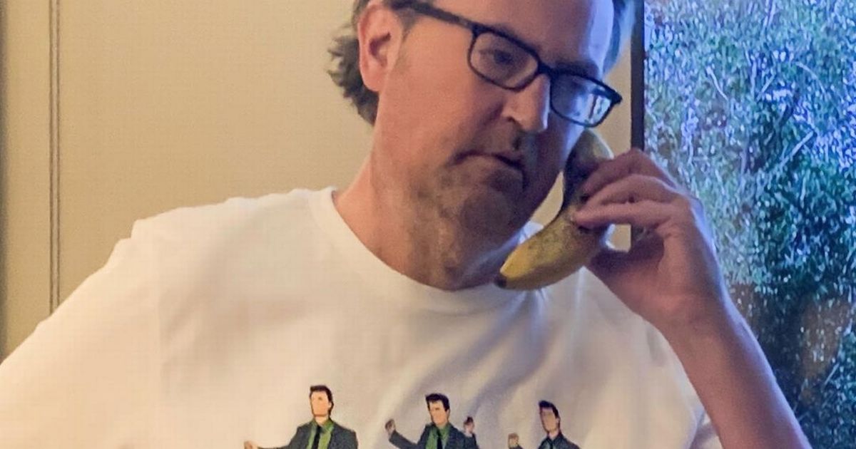 Matthew Perry launches limited edition Friends fashion line for charity