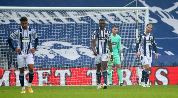 10-man West Brom conceded five at home to Crystal Palace on Sunday