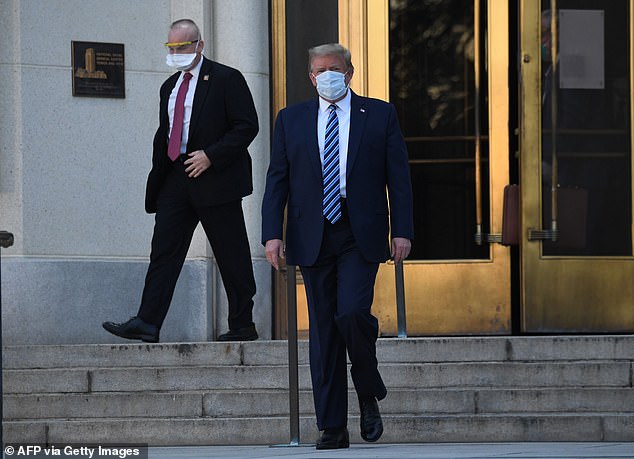 He is the latest friend of Trump to get access to emergency COVID drugs that are not readily available to the American public. Trump pictured leaving hospital in October
