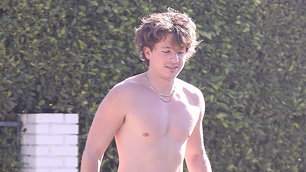 Charlie Puth Looks Incredibly Fit While Shirtless & Leaving A Private Gym In LA — See Pics