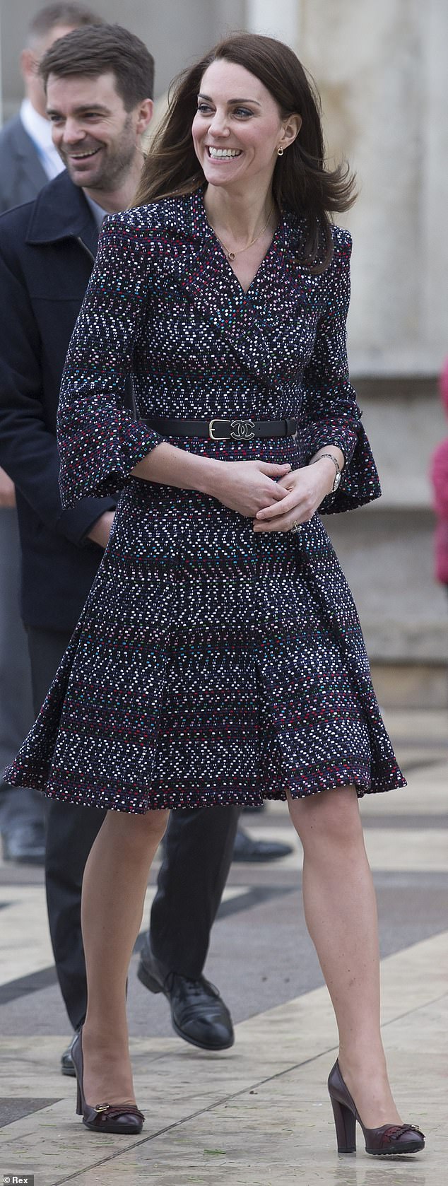 Kate Middleton arriving at an event at the Trocadero in Paris, France in 2017