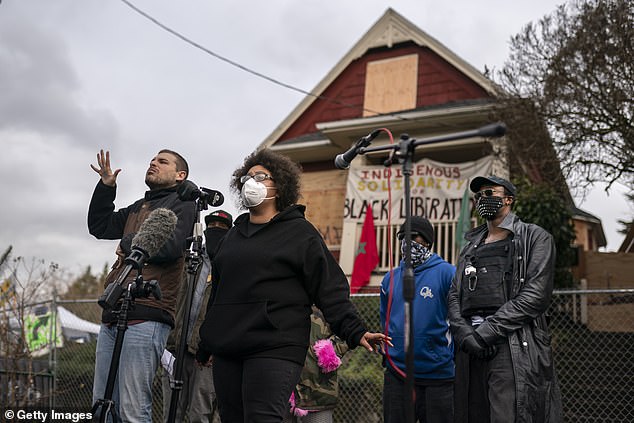 City activists have sought to fight the attempted eviction of the 'Red House on Mississippi'