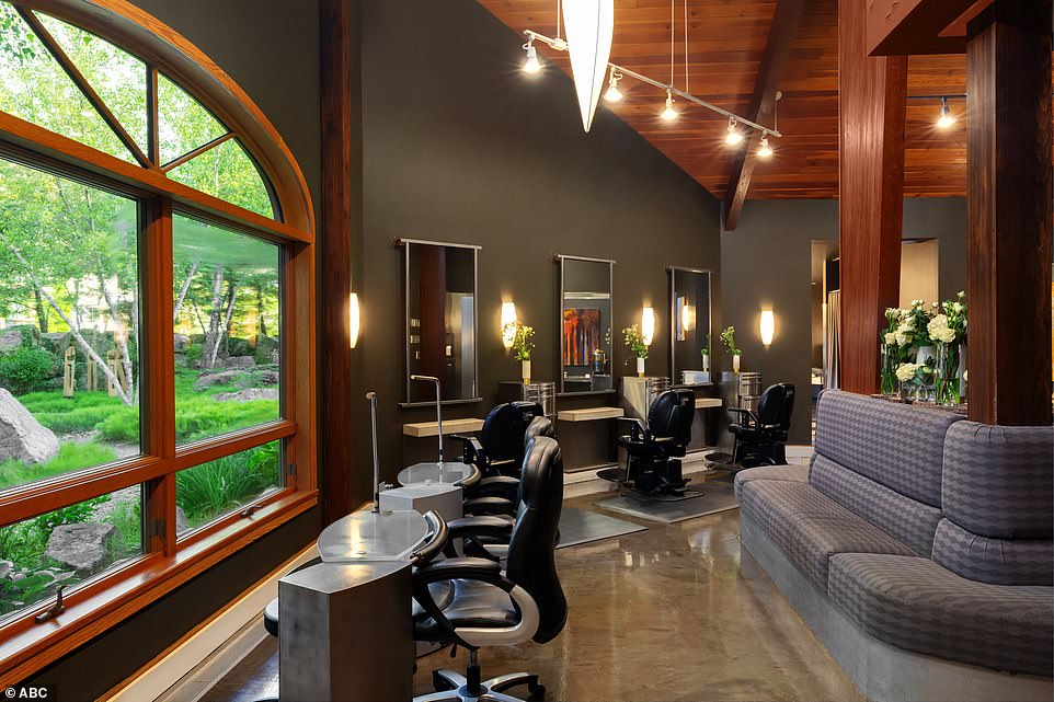 I feel pretty! Nemacolin guests can get their hair done at the resort's salon