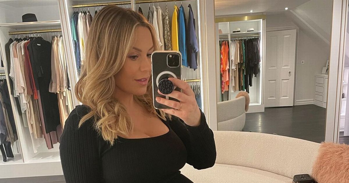 Kate Ferdinand shows off blossoming baby bump ahead of baby’s imminent arrival