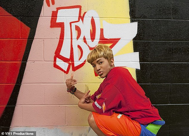 Evolution: The actress/reality star said that she was shocked when Minaj compared her figure to how she looked during her 2013 role as TLC's T-Boz in the TV movie CrazySexyCool: The TLC Story, above