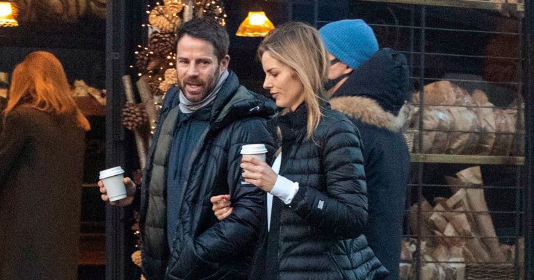 Jamie Redknapp twins with girlfriend Frida in matching ...