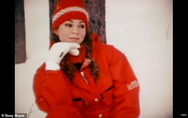 All I Want For Christmas Is You, by Mariah Carey (above) came second with 8% of the votes. Her 1994 upbeat smash remains the most popular with younger Britons, winning 24% of the vote among those aged 18 to 24