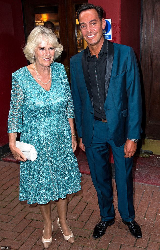 Strictly fan: Camilla is said to be a 'massive fan' of the show and even 'votes every week' for her favourite dancing duo (pictured with Craig in 2013)
