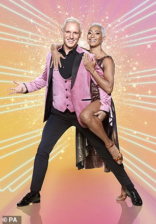Finalists: Jamie Laing and Karen Hauer pictured