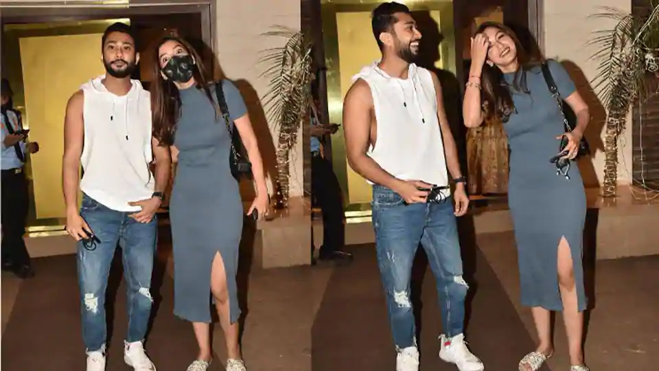 Gauahar Khan visits Manish Malhotra for fittings ahead of wedding with Zaid Darbar, hesitates before removing mask for pics
