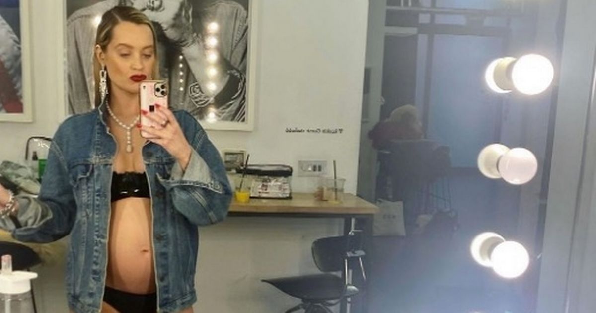 Pregnant Laura Whitmore hits back at trolls who tried to shame her baby bump joy