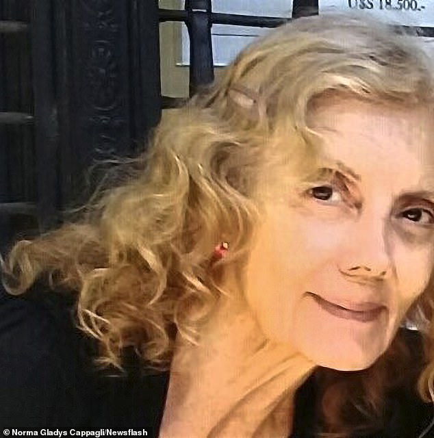 Cappagli, 81, was run over by a bus in the neighbourhood of Recoleta in the Argentine capital Buenos Aires, and was rushed to Fernandez Hospital where she was placed in intensive care