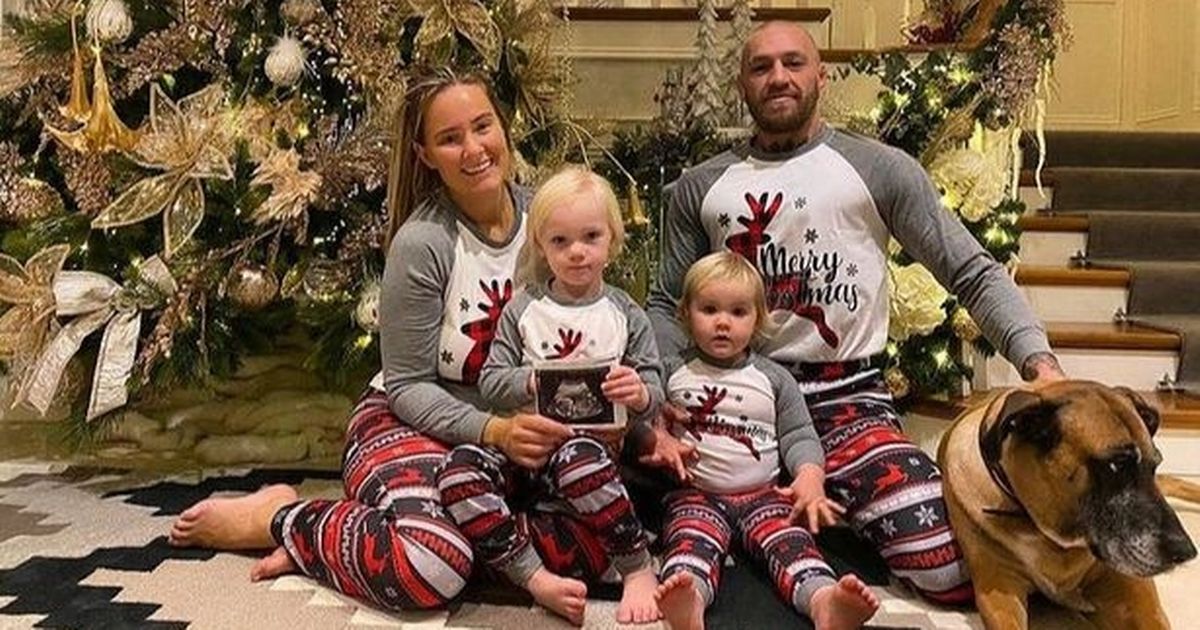 Conor McGregor and Dee Devlin announce third pregnancy with Christmas Eve photo