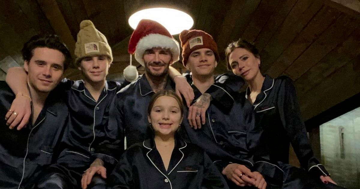 Beckhams and Kardashians get in festive spirit as celebs celebrate Christmas