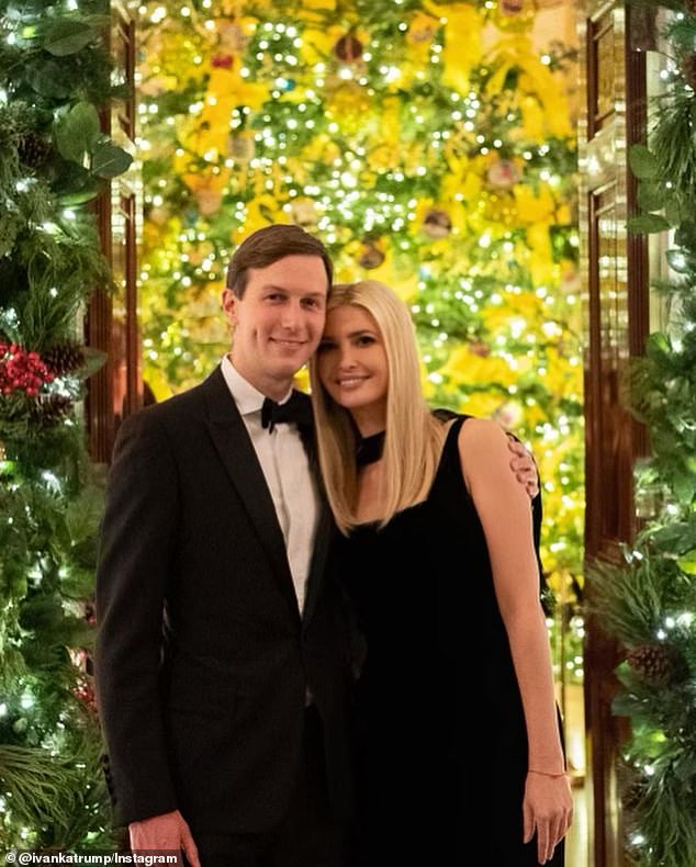 The couple are spending the holidays in Mar-a-Lago with President Donald Trump and first lady Melania
