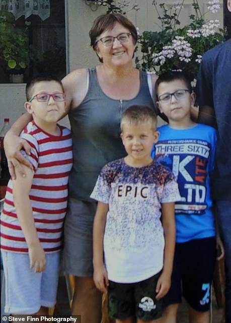 Ivo Ivic had planned a Christmas meal with wife Ankica, 56, son Jure, 37, and daughter Sama (pictured together), 38 at home in Vrhnika, Slovenia