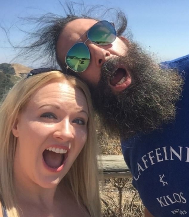 Broken heart: Amanda wrote: 'My best friend died today. I never wanted to write out those words. My heart is broken. The world saw him as the amazing @brodielee (fka Luke Harper) but he was my best friend, my husband, and the greatest father you would ever meet'