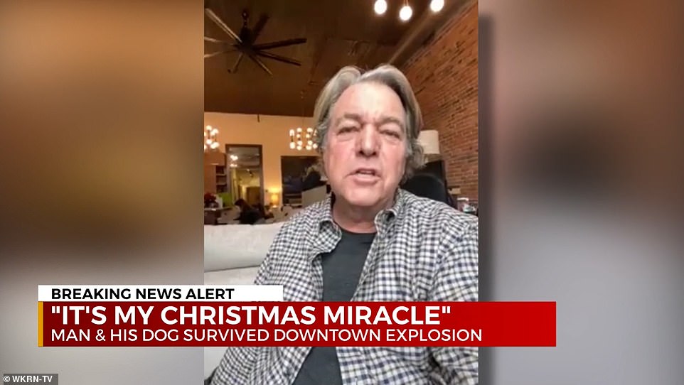 Malloy told WKRN that it is a 'Christmas miracle' he is still alive