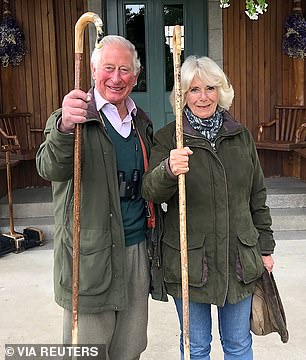 During his interview with the novelist, the Prince of Wales (pictured with the Duchess of Cornwall) spoke about his passion for environmental issues