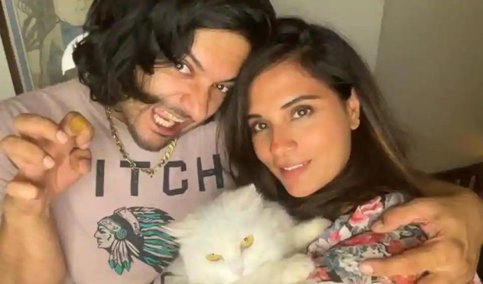 Ali Fazal wishes girlfriend Richa Chadha a happy birthday, shares goofy photos from ‘best night’