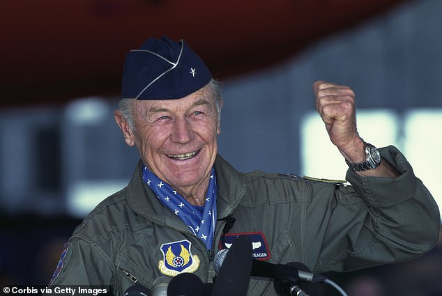 America’s greatest pilot Chuck Yeager, the first person to break the sound barrier, dies aged 97 