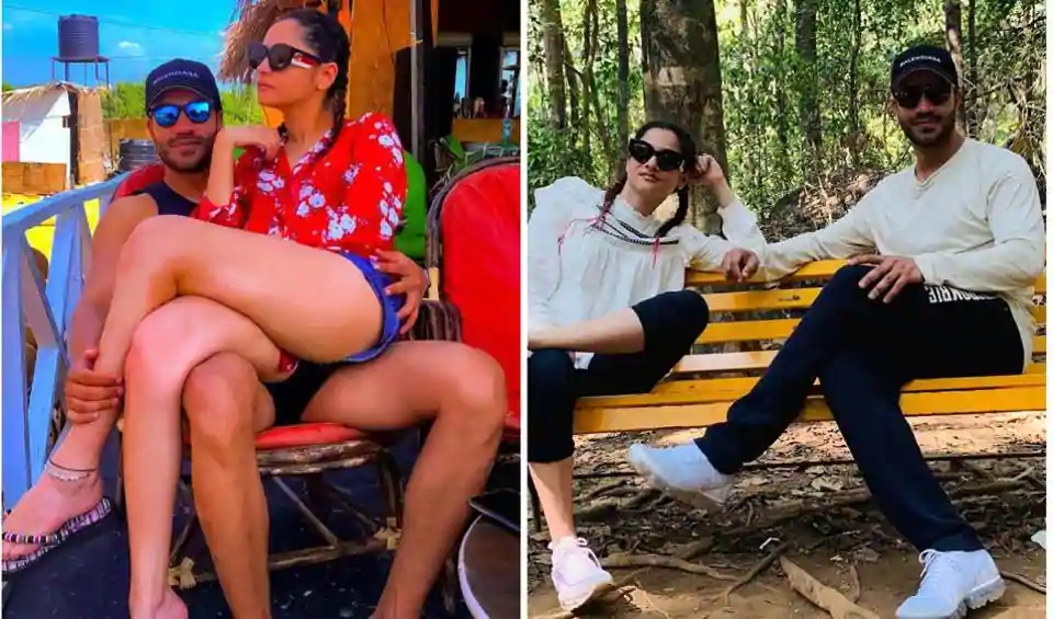 Ankita Lokhande perches herself on boyfriend Vicky Jain’s lap in throwback photos from Goa trip