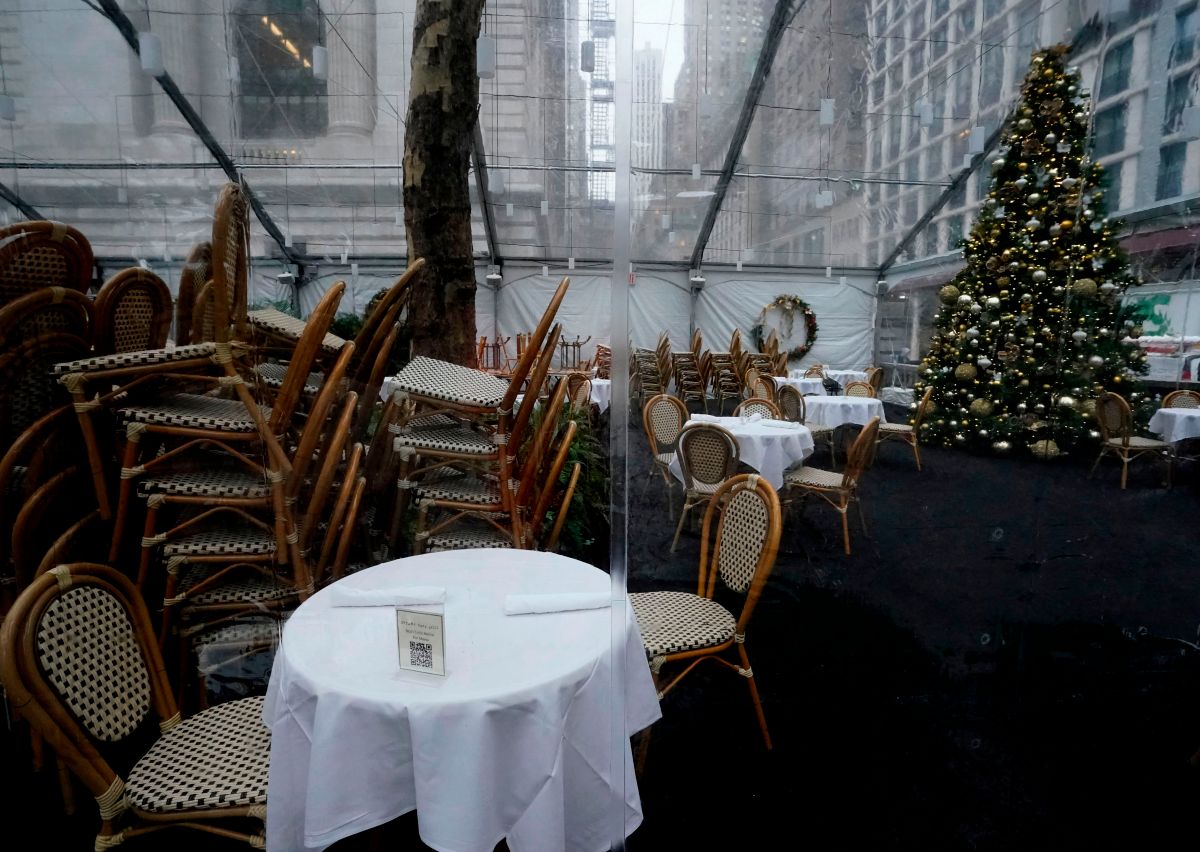 Authorize to reopen restaurant service in the streets after the snowfall but only in Manhattan | The State