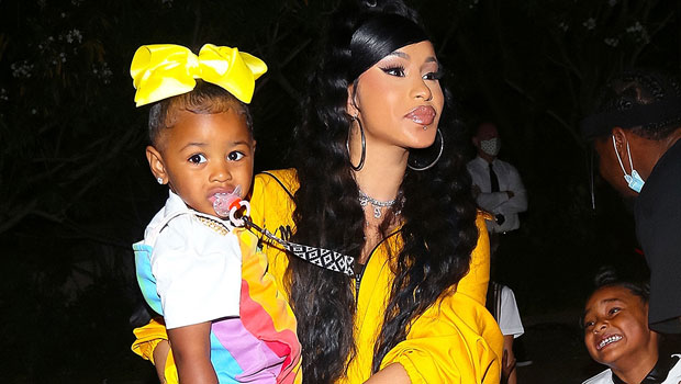 Cardi B’s Daughter Kulture, 2, Is A ‘Diva Like Mommy’ Rocking A Head Wrap & Shades For Super Cute Photoshoot