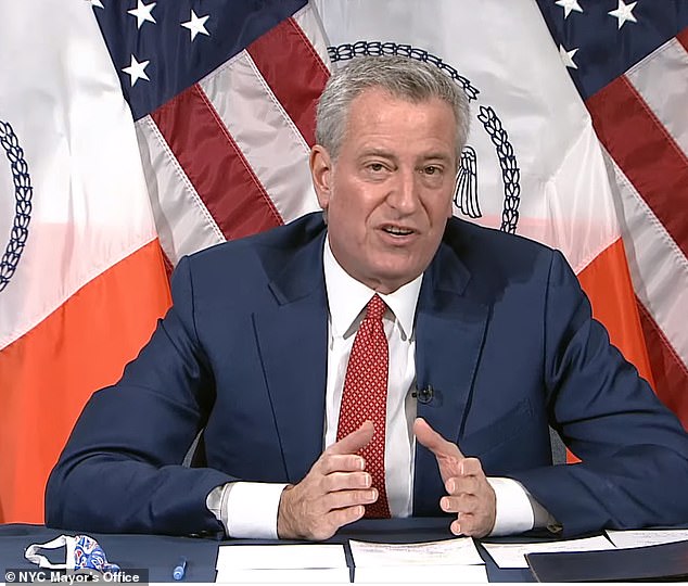 New York City Mayor Bill de Blasio said Wednesday that one of the main lessons he’s taken away from the coronavirus pandemic is the importance of sleep