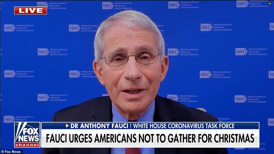 Fauci says Christmas isn’t canceled as country reports record 242K cases and 114K hospitalizations