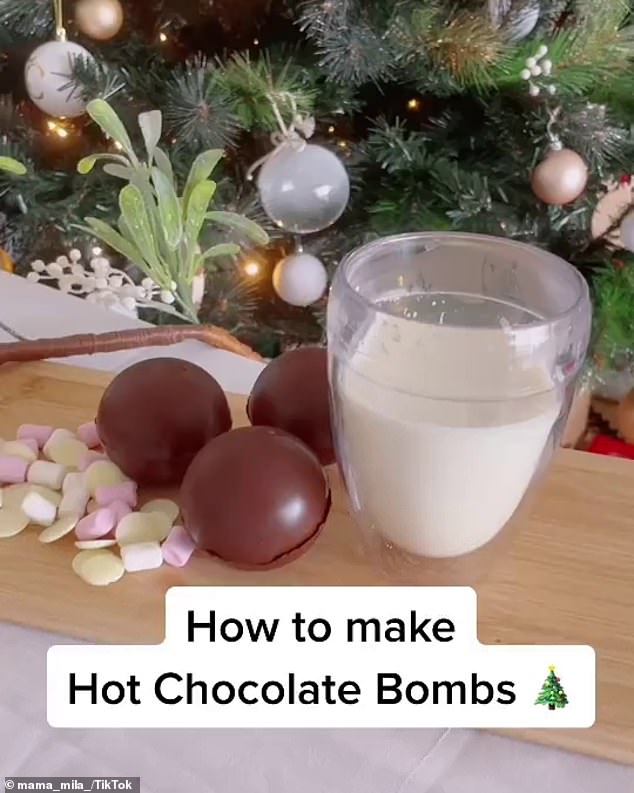 How to make a hot chocolate bomb: Mum sets mouths watering with her delicious festive treat
