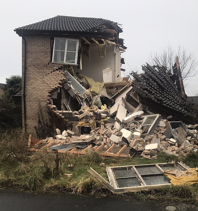 Huge gas explosion destroys Lincolnshire house as owner somehow escapes with minor injuries 