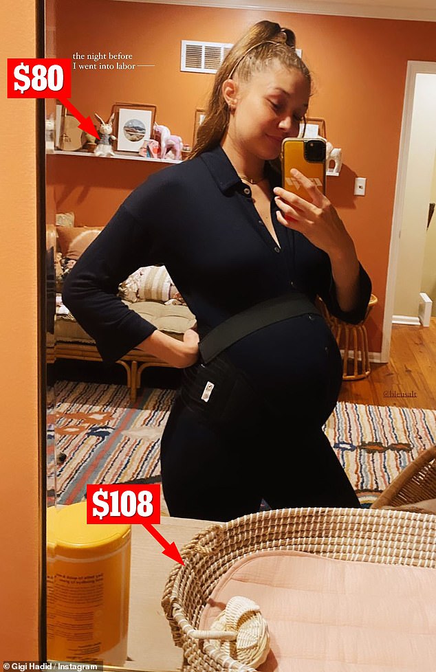 Inside Gigi Hadid’s nursery: FEMAIL reveals pricey items in model’s baby room