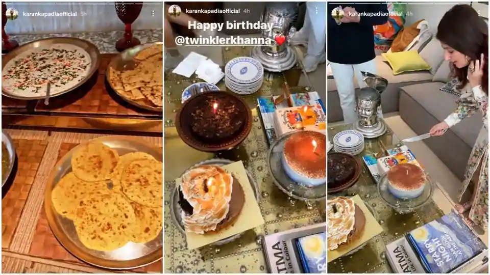 Inside Twinkle Khanna’s birthday bash, with more cakes than you can count. See pics shared by Karan Kapadia