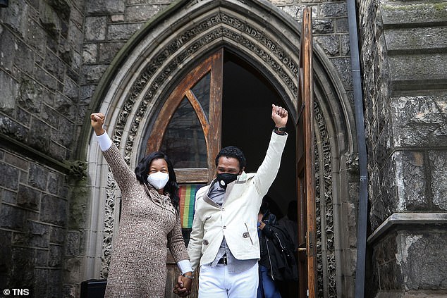 Jamaican couple leave Philadelphia church basement after 843 DAYS in hiding as ICE drop case
