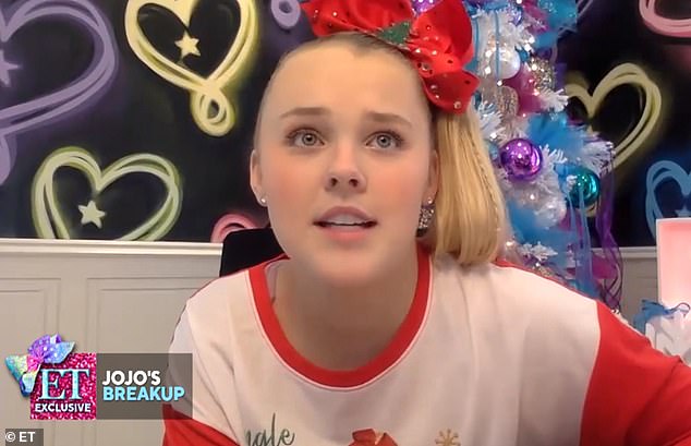 JoJo Siwa reveals her ‘whole family’ tested positive for COVID-19
