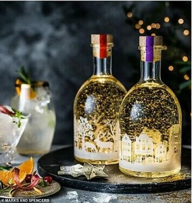 M&S £18 light-up Christmas gin is so popular some stores are limiting the number you can buy