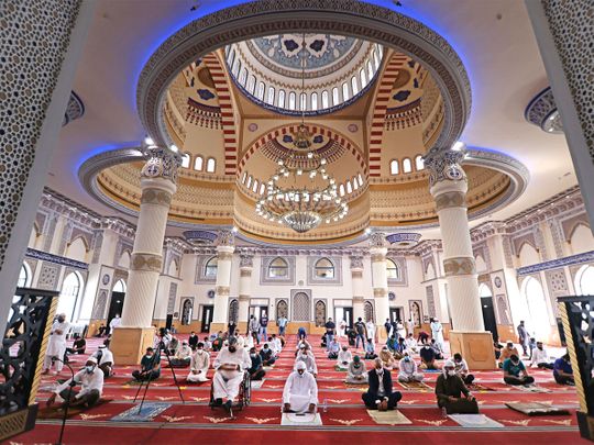 Photos: Mosques in UAE reopen for worshippers