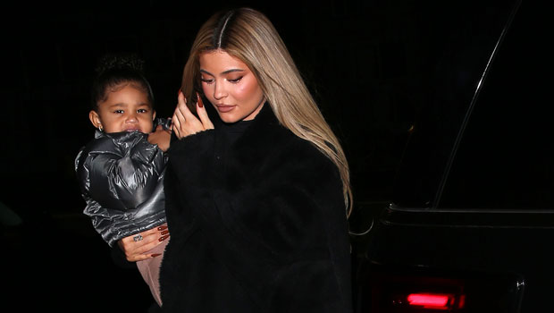 Stormi Webster, 2, Twins With Mom Kylie Jenner In Bright Red Dress On Christmas Eve