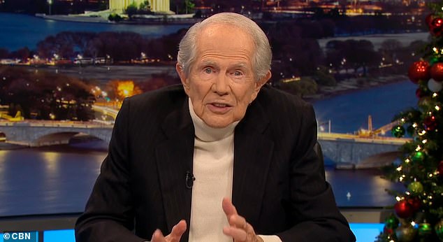 Televangelist Pat Robertson said he thought the election was 'over' and that President-elect Joe Biden would be the next president. 'You've had your day and it's time to move on,' he told President Donald Trump