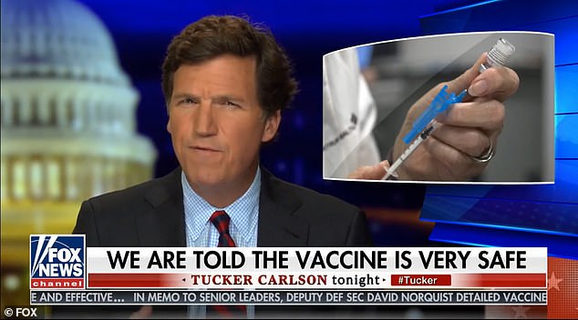 Tucker Carlson defends himself after being heavily criticized for urging skepticism about vaccine