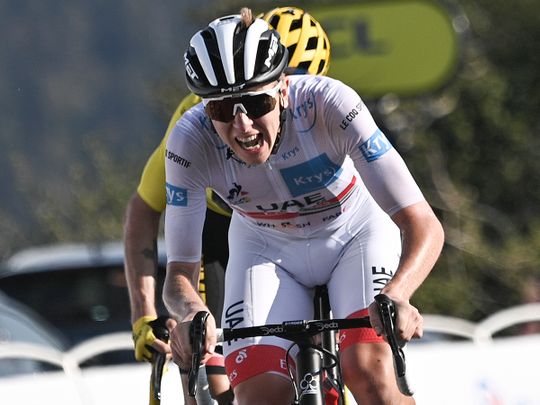UAE Team Emirates’ Tadej Pogacar admits cycling has to live with doping scar