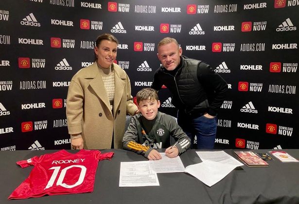Kai Rooney has signed for Manchester United