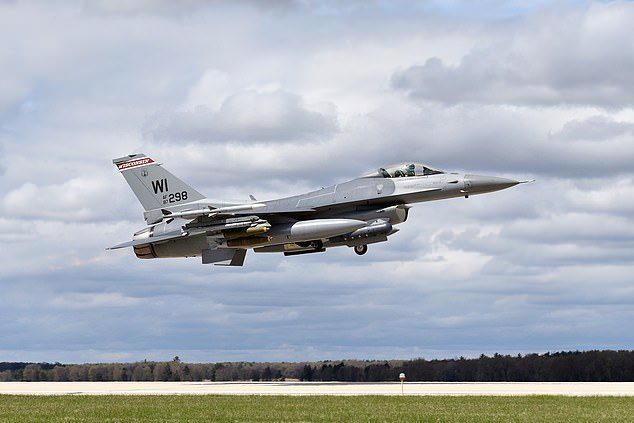 Wisconsin-based military pilot is missing after crashing F-16 jet during training in Michigan 