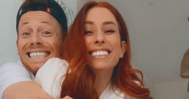 Stacey Solomon and Joe Swash pose for first cosy snap on NYE after proposal