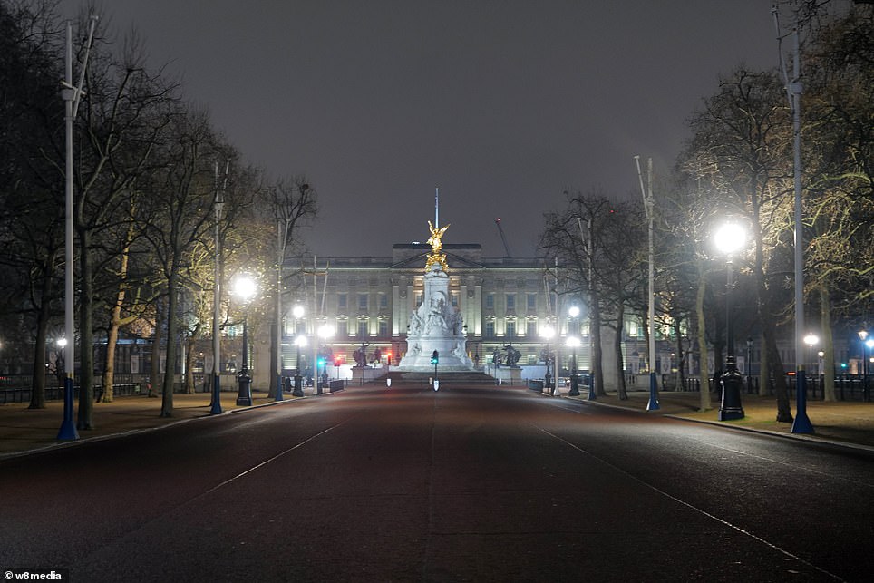 LONDON: Images of the deserted streets of London this year (The Mall, pictured) were a stark contrast to the bustling crowds last year