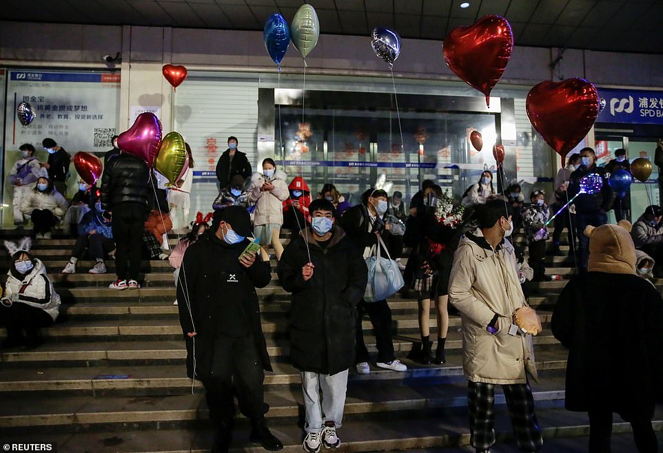 WUHAN: Thousands gathered at popular landmarks across the city centre for the countdown to 2021. Some revellers said they were being cautious but were not particularly worried