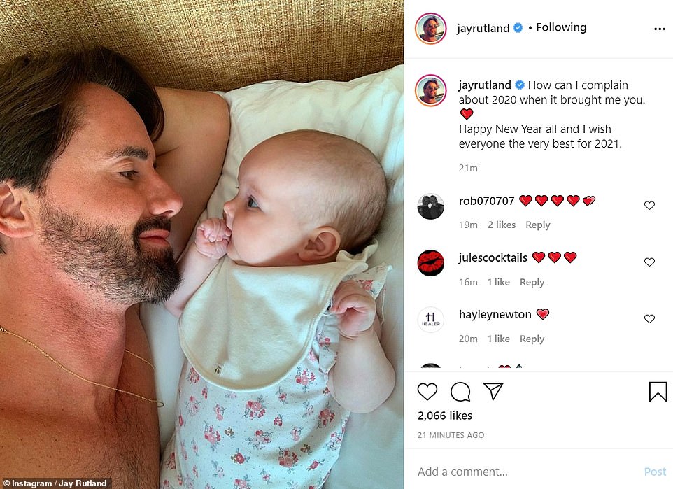 Certainly one to remember! Jay Rutland also shared his thoughts on 2020 as he gushed that he couldn't possibly complain as his daughter Serena was born during the year